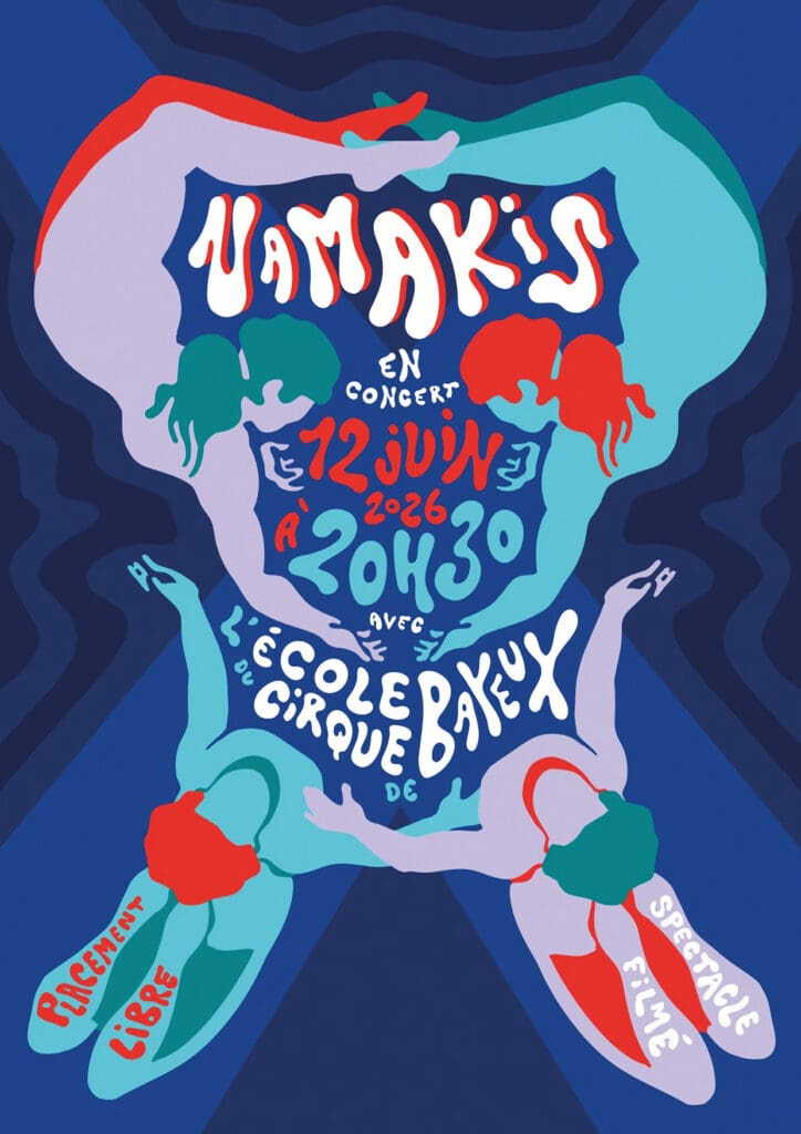 Flyer Namakis en Concert à l'école du Cirque de Bayeux