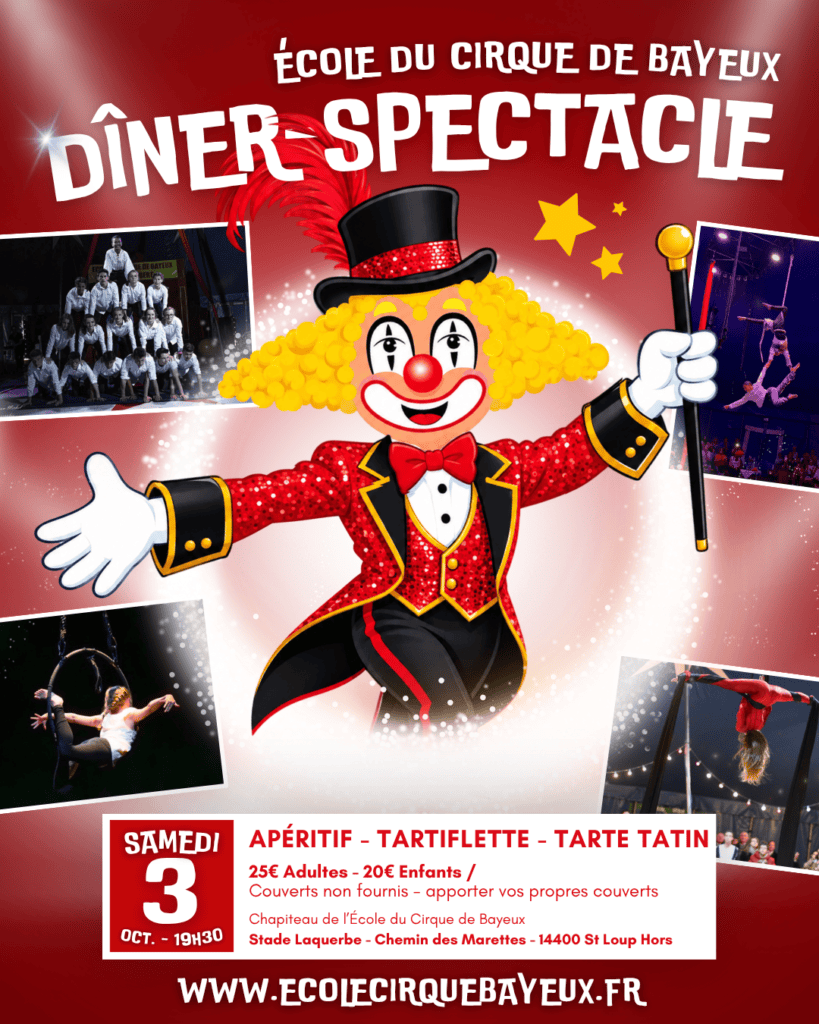 AFFICHE DINER SPECTACLE